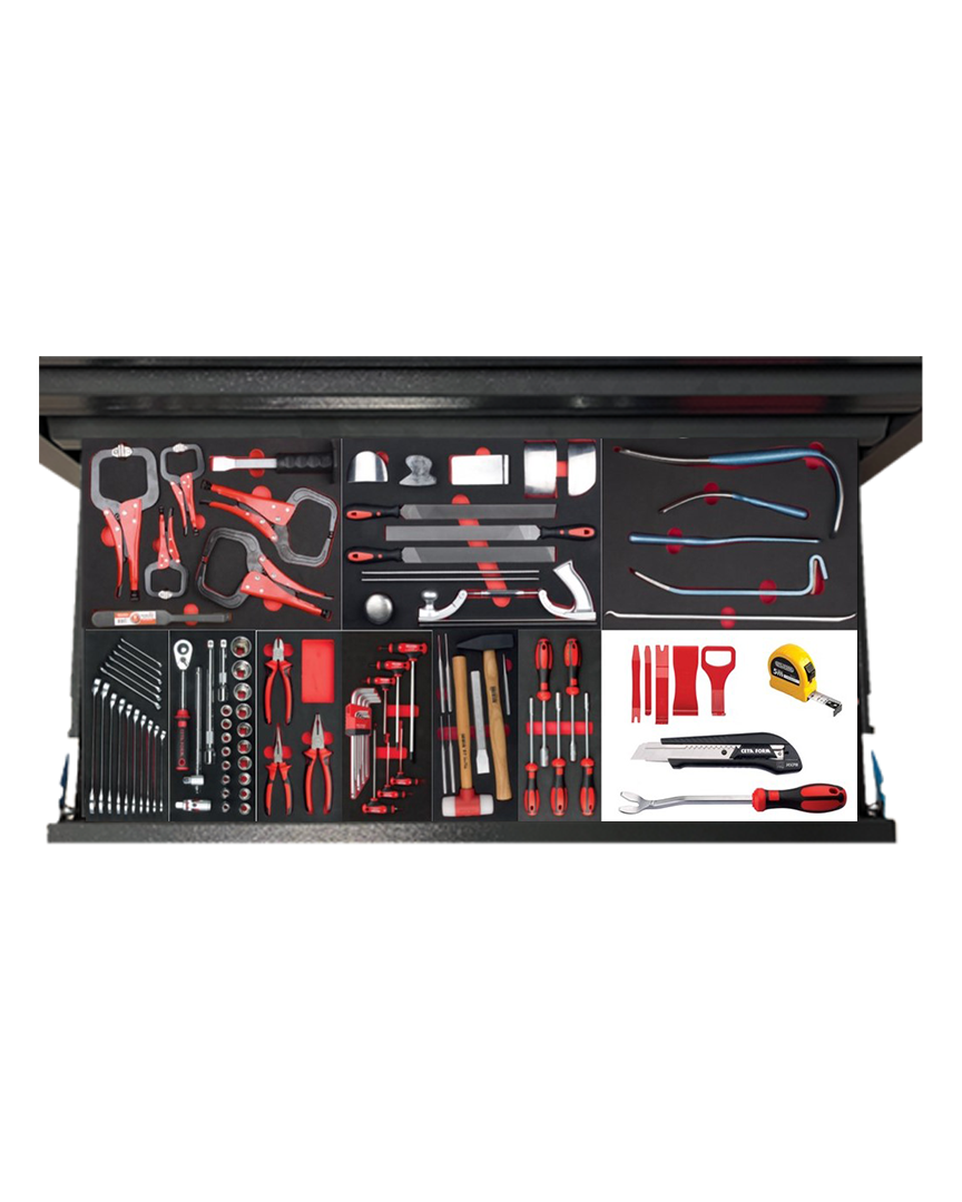 97 Parça Kaportacı El Aleti Seti ECO 97 Parça Kaportacı El Aleti Seti ECO